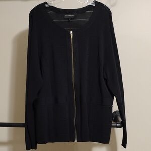 Lane Bryant Zip Up Dress Sweater